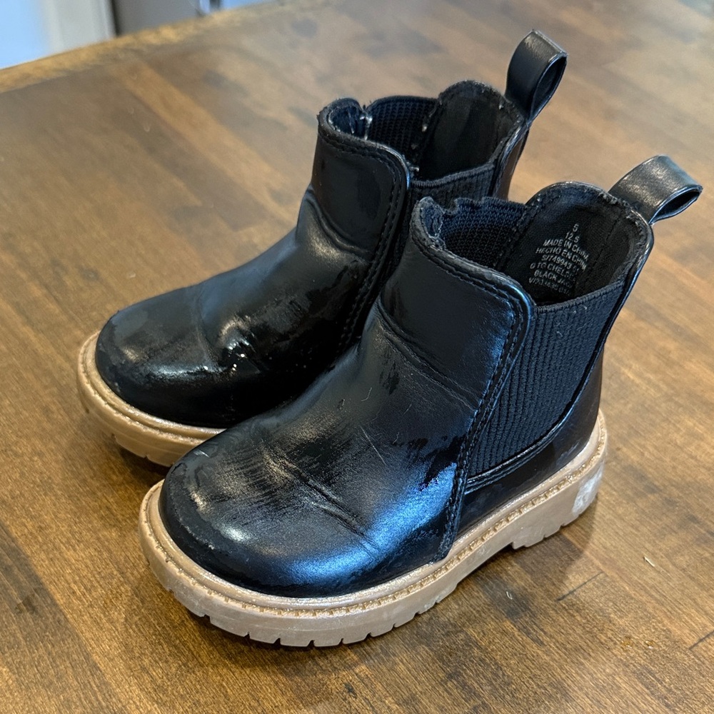 Black Kids Chelsea Boots